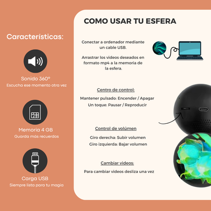 Esfera De Cristal Personalizable